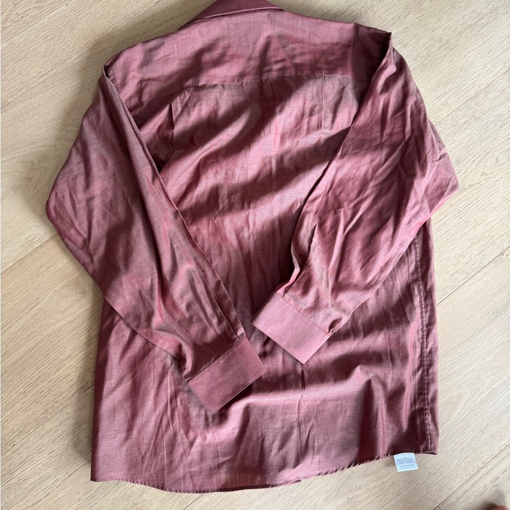 Calvin Klein Men's Dusty Rose Dress Shirt